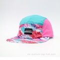 100% Polyester 5 Panel Sport Cap